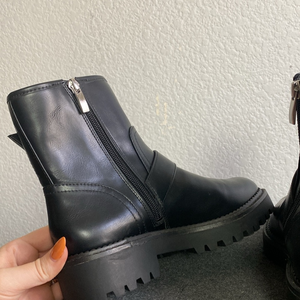 Nordstrom black buckle boots - Picture 6 of 8